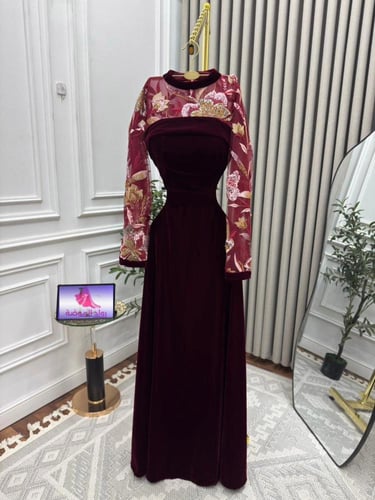 فستان سهره راقي لاصلي RA599