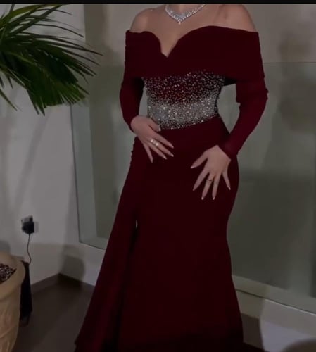 الفستان راقي كريب