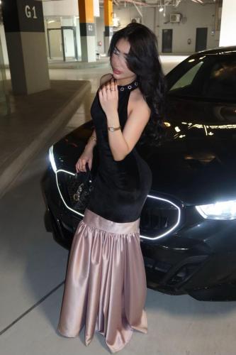 فستان سهره اسود RA732