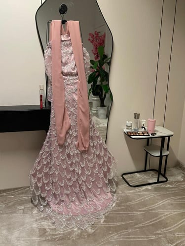 فستان سهره راقي لاصلي RA248