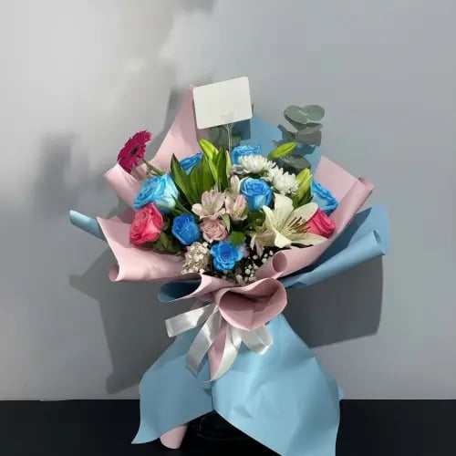 باقة ورد طبيعي موديل 5