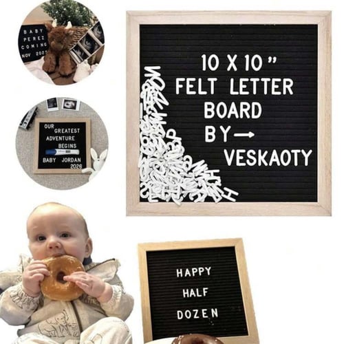 لوحة خشبية مع احرف للذكرى