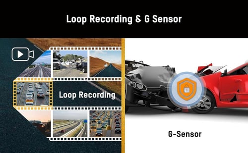 4MP | داش كام أمامي وخلفي | N6Pro هايكفيجن