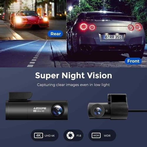 داش كام من شركة أزدوم M300S -4K أمامية + خلفية ( ب...