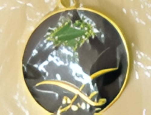 ميدالية زينة للسيارة سيفين ونخلة