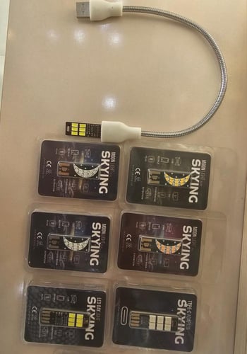 إضاءة LED سهاري يعمل بالمس عبر منفذ USB للسيارة وا...