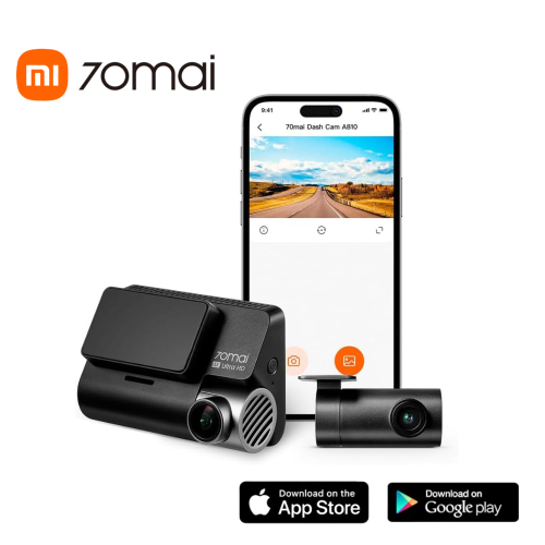 داش كام شاومي 70ma A810-4K أمامية + خلفية ( بكج )