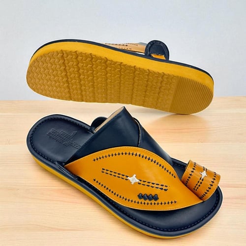 شرقي طبي مطرز الكحلي والخردلي