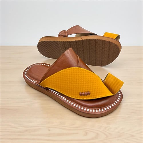 شرقي طبي ساده بني مع خردلي