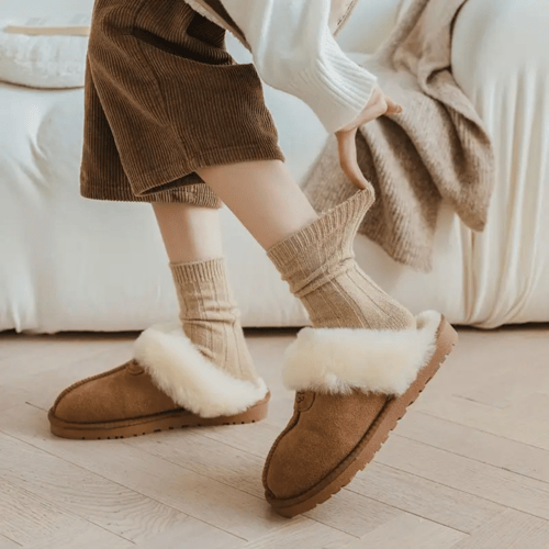 جوارب صوفية شتوية نسائية، جوارب يابانية، سميكة، خر...