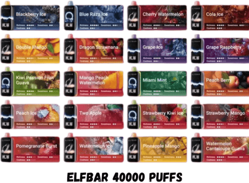 سحبة الف بار مون نايت 40 الف موش Elf Bar Moonnight...