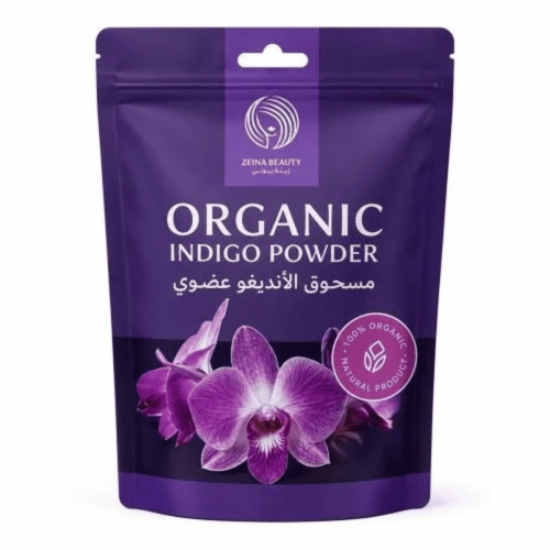 Organic Indigo Powder for coloring black and dark...