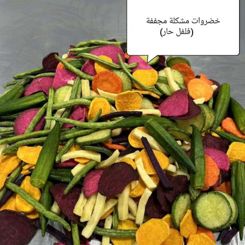 خضروات مشكلة مجفف مع فلفل حار – 1000 جرام
