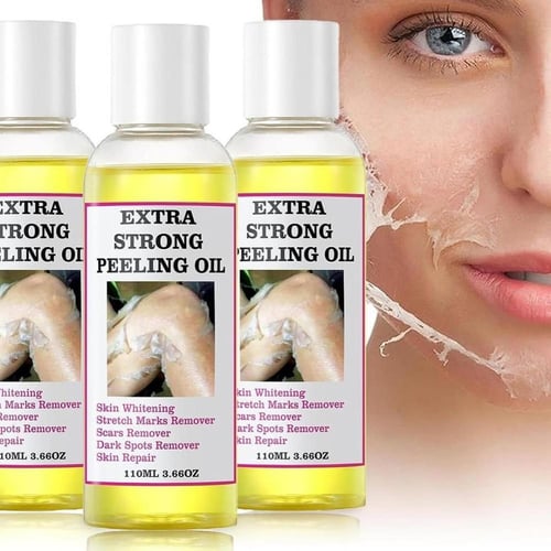 زيت التقشير الأصفر لتفتيح البشرة الداكنة للجسم