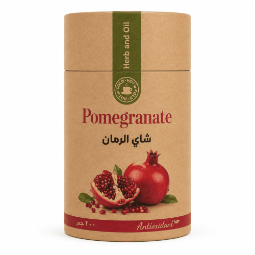 Natural pomegranate tea from herb and oil - 200 gr...