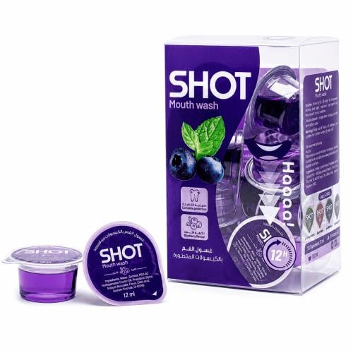 Mouthwash capsules with strawberry flavor, from Shot – 20 pieces, 15 ml