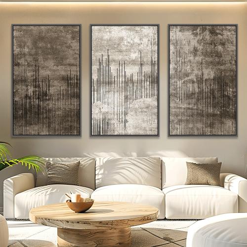 لوحة ثلاثية بتصميم عصري