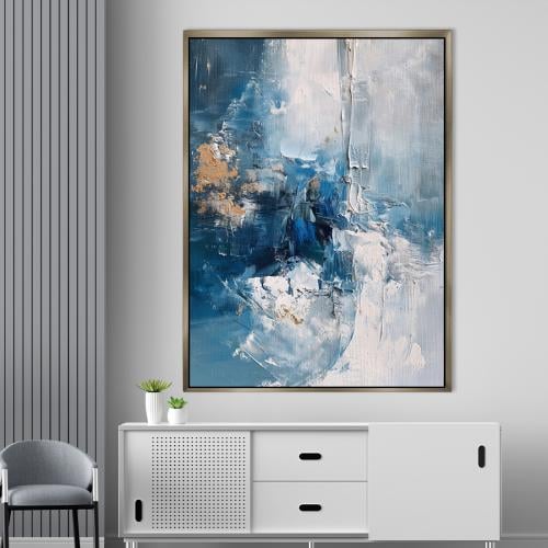 لوحة فن تجريدي تصميم انيق