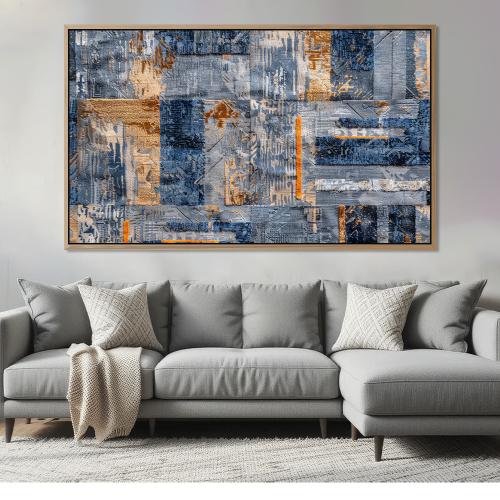 لوحات فن تجريدي تصميم عصري