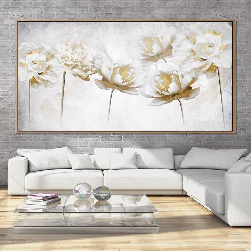 لوحة ورود واشجار بتصميم انيق