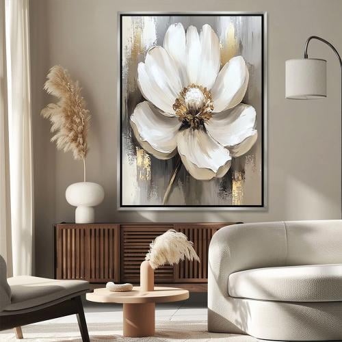 لوحة ورود و اشجار-تصميم عصري