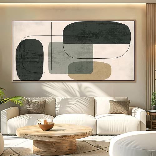 لوحة فن تجريدي-تصميم عصري