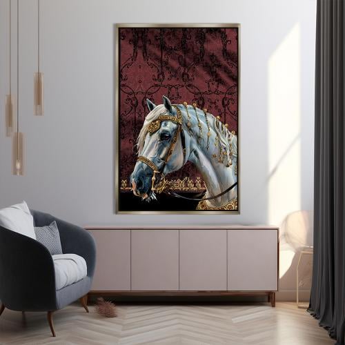 لوحة خيل بتصميم مودرن