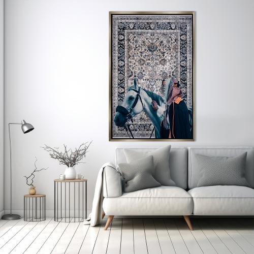 لوحة خيل بتصميم مودرن