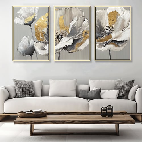 لوحة ثلاثية بتصميم عصري