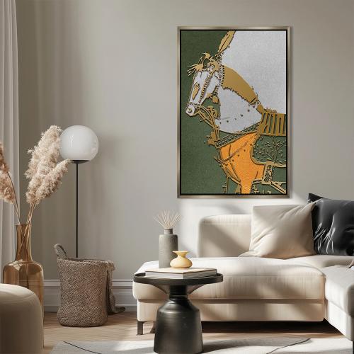 لوحة خيل بتصميم مودرن