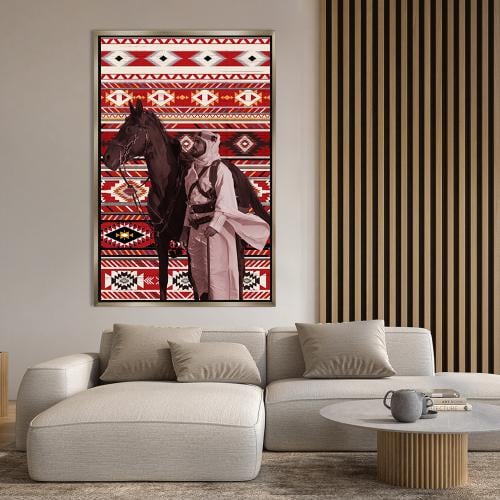 لوحة خيل بتصميم مودرن