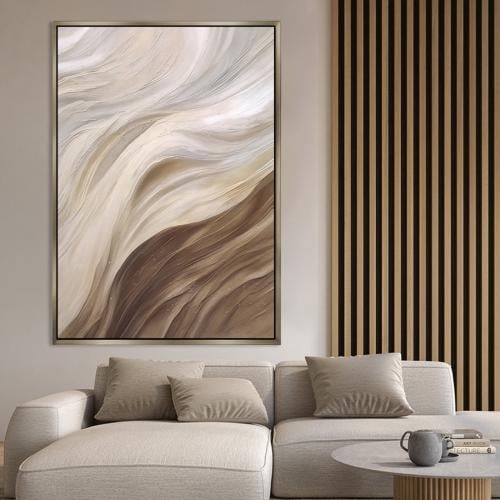 لوحة فن تجريدي تصميم انيق