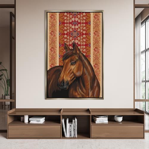 لوحة خيل بتصميم مودرن