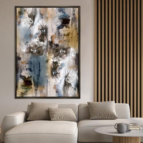 لوحة فن تجريدي تصميم انيق