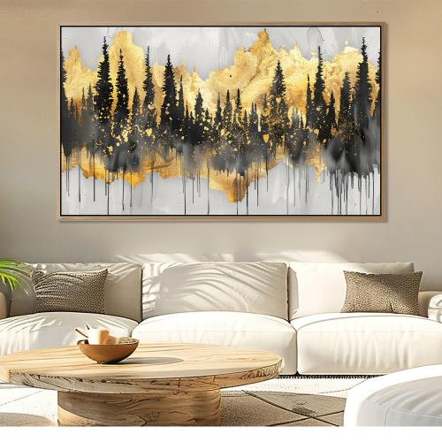 لوحات فن تجريدي تصميم عصري