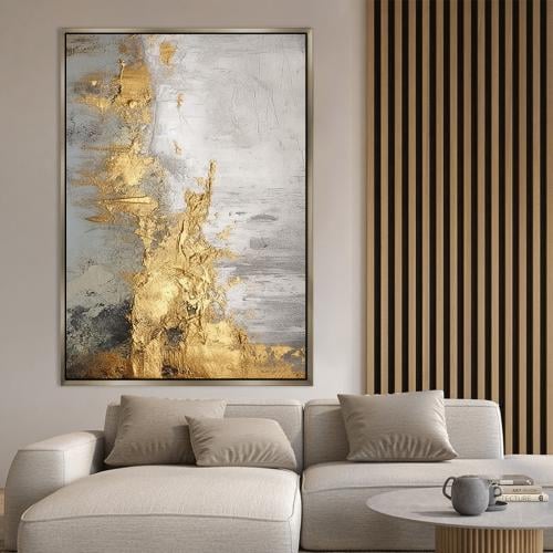 لوحة فن تجريدي تصميم انيق