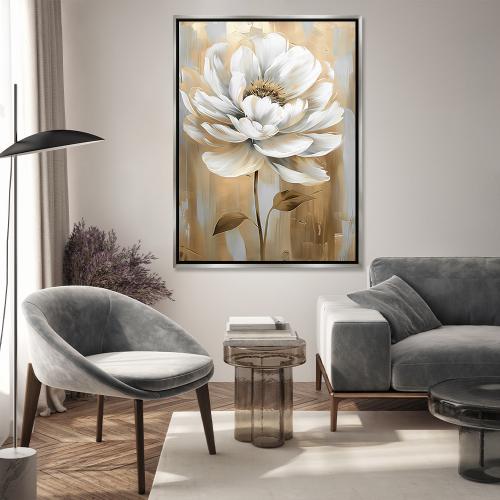 لوحة ورود و اشجار-تصميم عصري