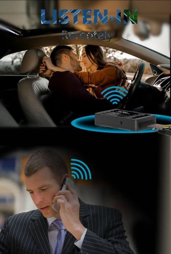 جهاز تتبع VL802 مع مايكروفون للإستماع المباشر