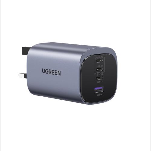 شاحن جداري يو جرين 3 تايب سي و 1 يو اس بي بقوة 100...