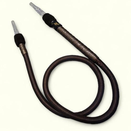 لي شيشة نحاس جلد شامي – Syrian Leather Hookah Hose