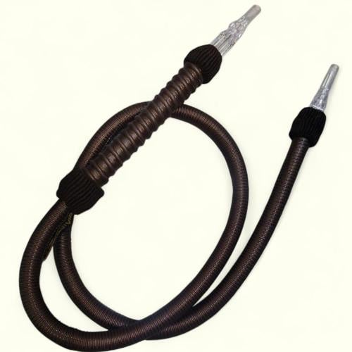 لي شيشة نحاس جلد الشبح – Ghost Leather Hookah Hose