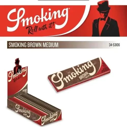 ورق لف سموكينج بني ريجولار – Smoking Brown Regular...