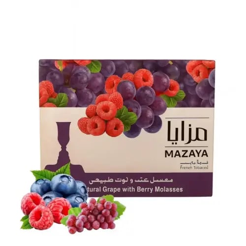 معسل مزايا عنب مع توت طبيعي كيلو – Mazaya Natural...