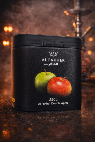 معسل الفاخر تفاحتين – 250 جرام Al Fakher Double Ap...