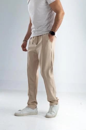 Oversized cotton pants