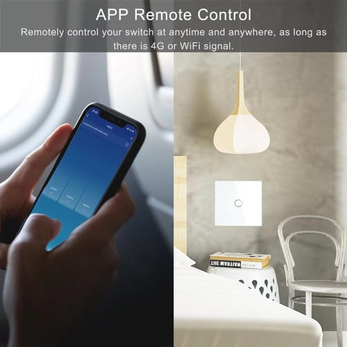 مفتاح اضائة جداري ذكي 3 ازرار