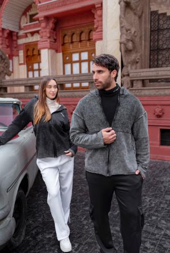 Double-sided quilted jacket