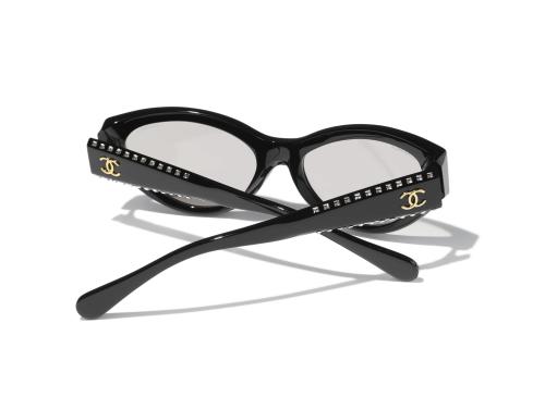 2025 نظارة شانيل شمسية بإطار عيون القطة أسود