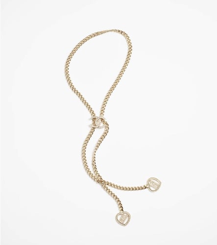 2024 شانيل قلادة سلسال طويل بدلاية فاخرة جدا معدن...