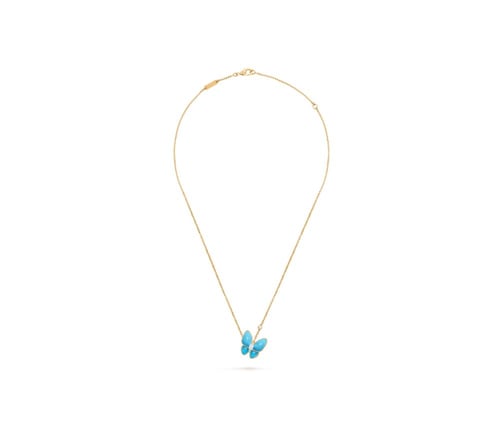 قلادة فان كليف باترفلاي فراشة تركواز